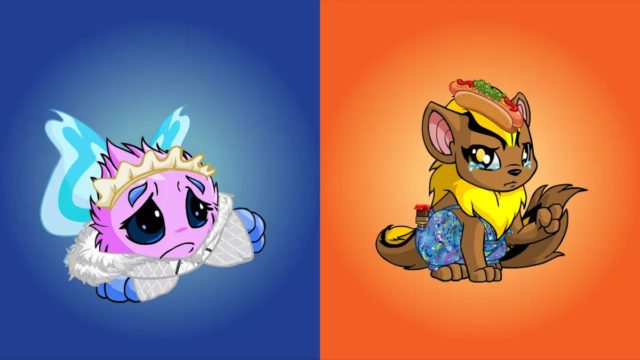 neopet sad animals nft